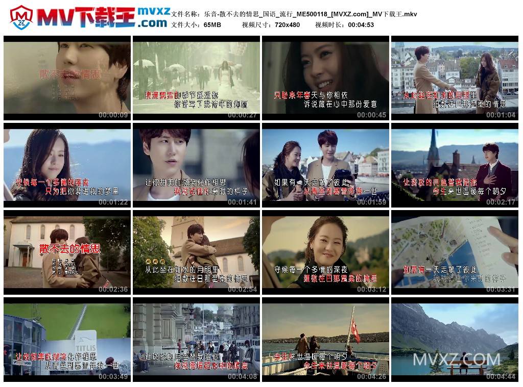 乐音-散不去的情思_国语_流行_ME500118